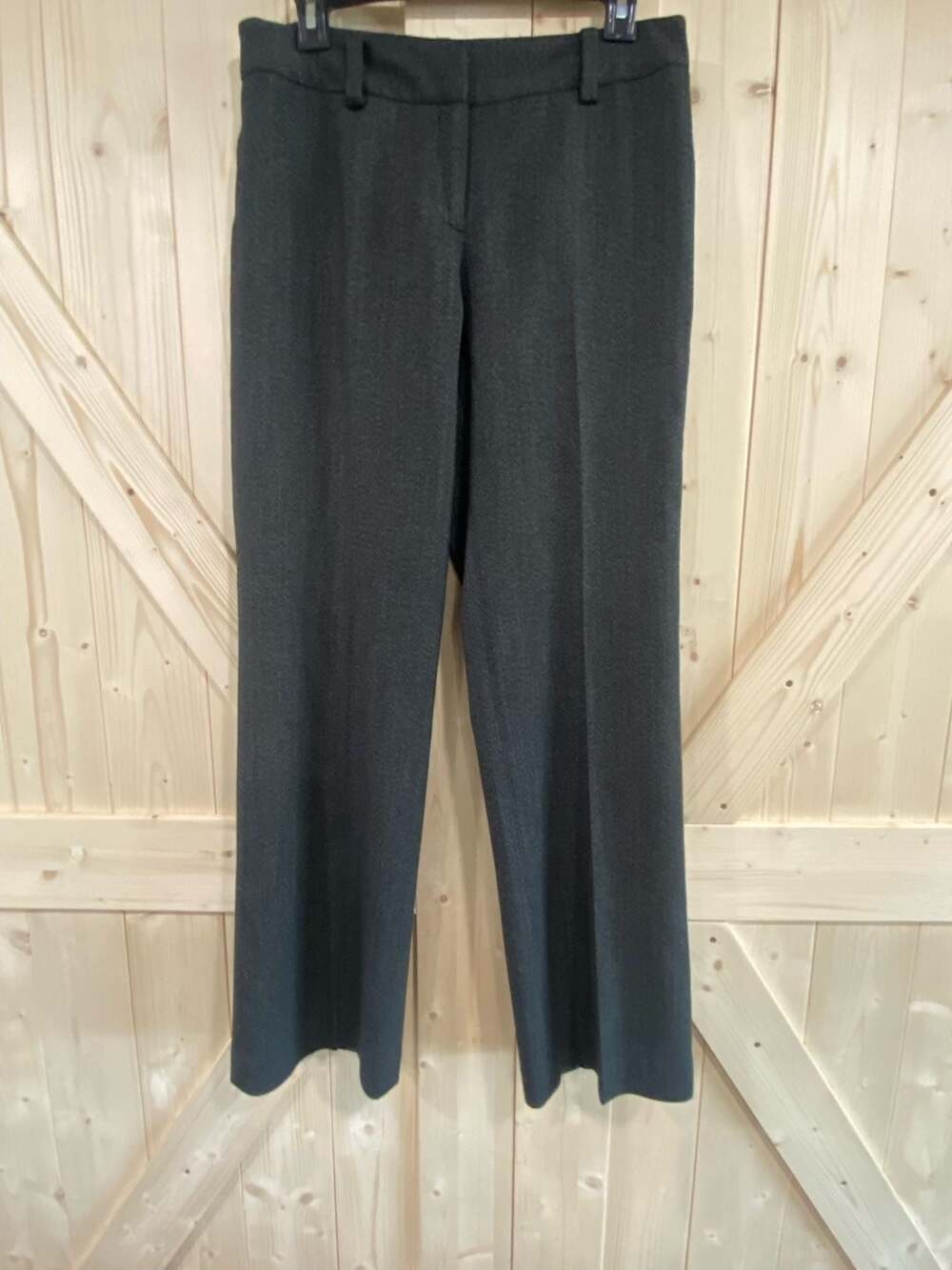 Ann Taylor Dark Gray Speckled Tweed Dress Pants Size 2